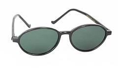 Svarta ovala solglasögon i unisex design - Design nr. 3105