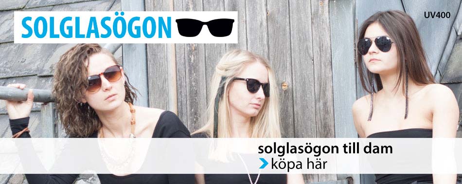 Solglas&ouml;gon till dam