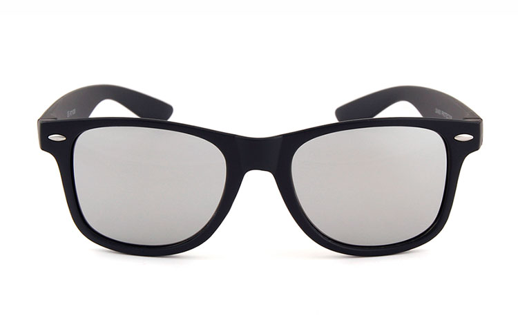 Svarta Wayfarer med spegelglas - sunlooper.se - billede 2