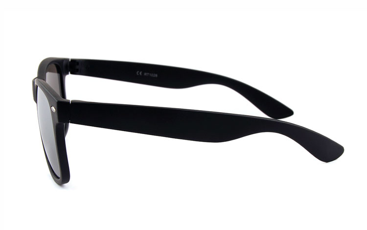 Svarta Wayfarer med spegelglas - sunlooper.se - billede 3