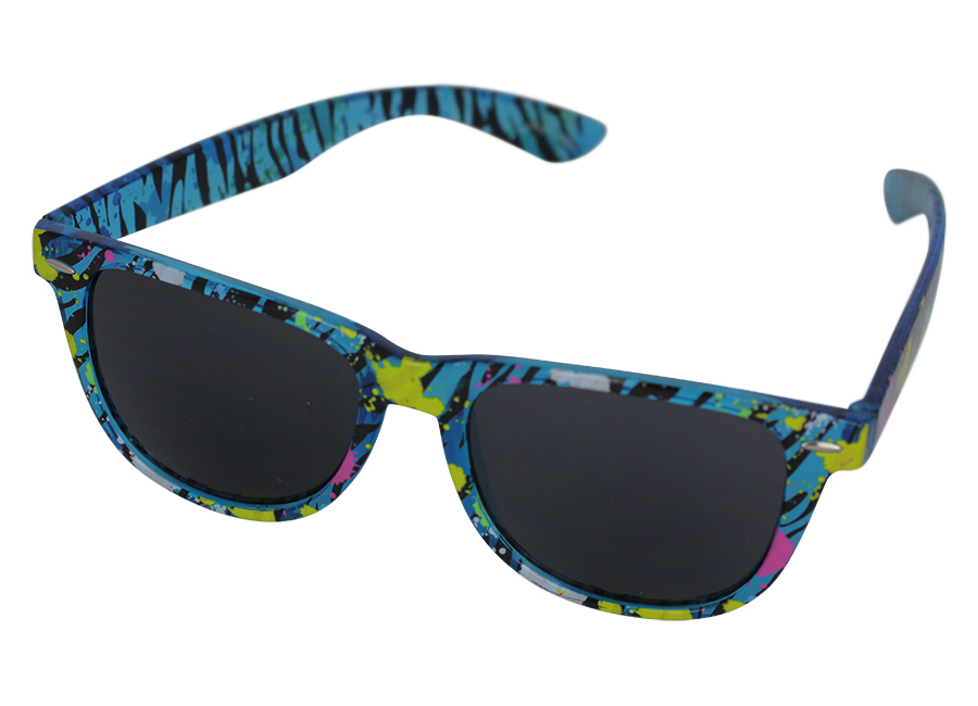 Wayfarer solglasÃ¶gon i transparent blÃ¥
