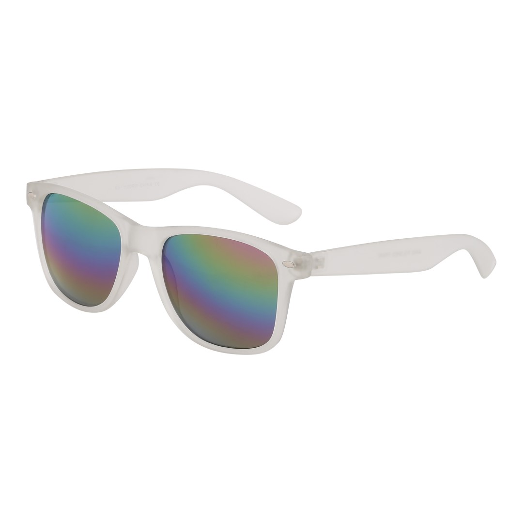 Wayfarer solglasÃ¶gon i matt transparent