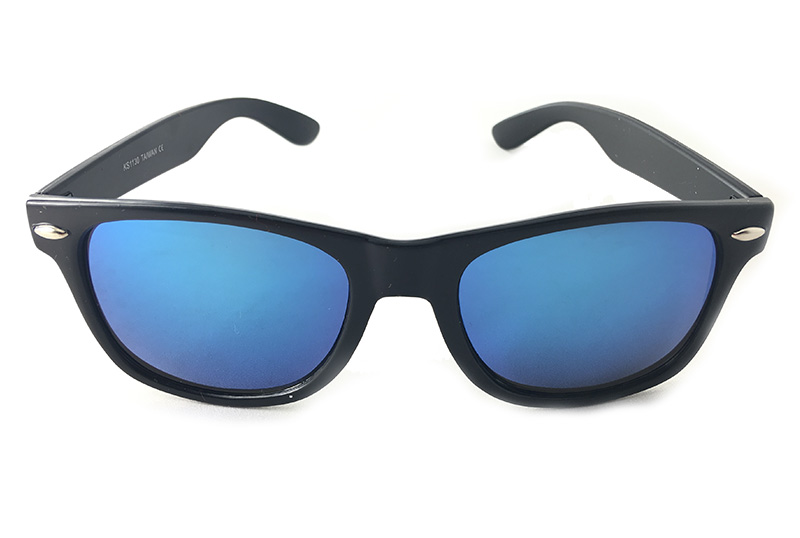 Wayfarer solglasÃ¶gon med blÃ¥tt glas - sunlooper.se - billede 2