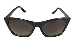 Svarta cateye solglasÃ¶gon med kant - Design nr. 3258