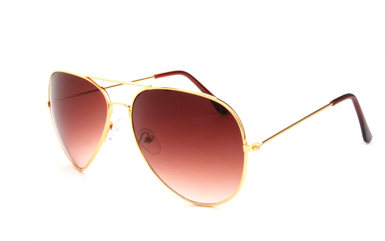 Aviator / Pilot-solglasÃ¶gon i guld - Design nr. 479