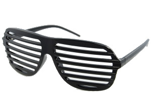 Svarta shutter shades - Design nr. 772