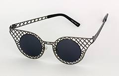 SolglasÃ¶gon med rutnÃ¤t, cateye-modell - Design nr. 1034