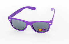 BarnsolglasÃ¶gon i lila Wayfarer-modell - Design nr. 1081