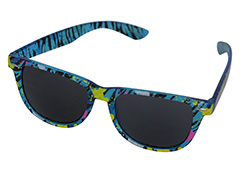 Wayfarer solglasÃ¶gon i transparent blÃ¥ - Design nr. 1154
