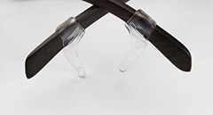 GlasÃ¶gonfÃ¤ste i silikon (2 st) - Design nr. 1163