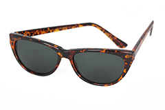 SkÃ¶ldpaddsbruna cateye solglasÃ¶gon - Design nr. 1169