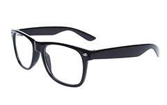 Wayfarer utan styrka i svart - Design nr. 303