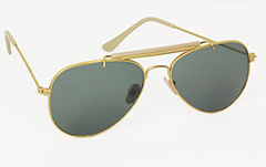 SolglasÃ¶gon i Aviator-modell i guld - Design nr. 3031