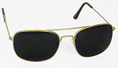 GuldfÃ¤rgade Randolph Aviator solglasÃ¶gon - Design nr. 3091