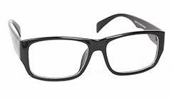Svarta robusta herrglasÃ¶gon utan styrka - Design nr. 3126