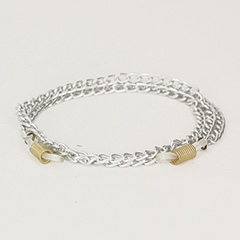 SenilsnÃ¶re / glasÃ¶gonsnodd silverkedja - Design nr. 439