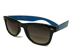 Svarta Wayfarer med blÃ¥ skalmar - Design nr. 567