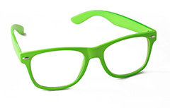 Wayfarer glasÃ¶gon i neongrÃ¶nt - Design nr. 894