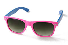 Wayfarer solglasÃ¶gon i rosa / blÃ¥tt - Design nr. 897